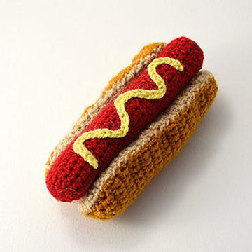 Hotdog Crochet Pattern, Hotdog Amigurumi, Fast Food Crochet Pattern, Fast Food Amigurumi
