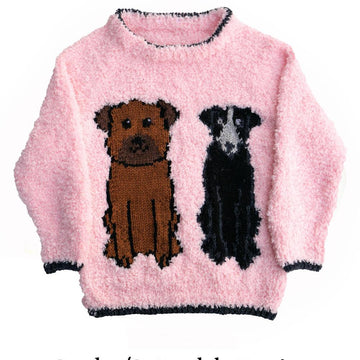 Border / Patterdale Terrier dog child's sweater