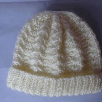 Gulls and Garters Textured Baby Hat