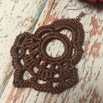 50. Chocolate dangle earrings