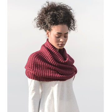 Weldon Alpaca Wrap in Blue Sky Fibers Melange and Sport Weight - 20175 - Downloadable PDF