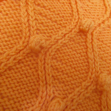Trellis and Bobble Cushion Cover