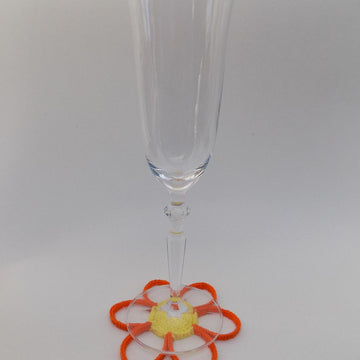 Daisy flower coasters