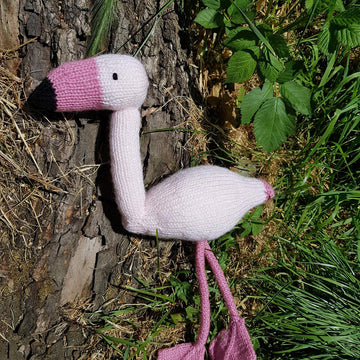 Knitted Flamingo