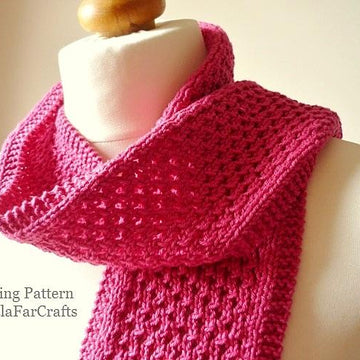 Cotton Eyelet Scarf
