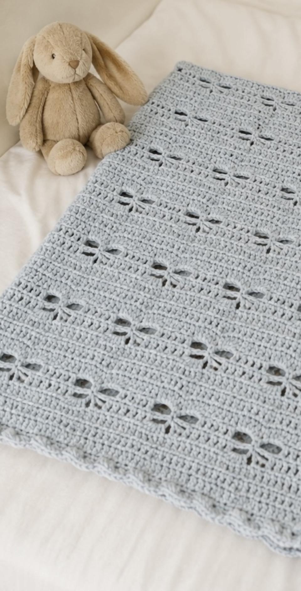 Dragonfly Crochet Blanket