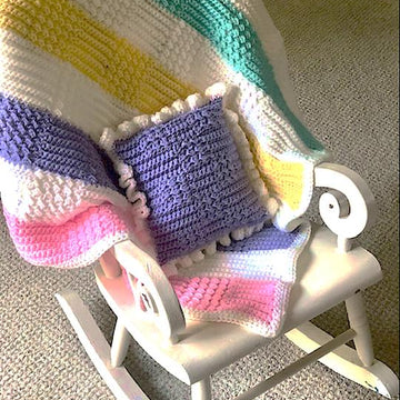Pretty Patches Pillow Blanket