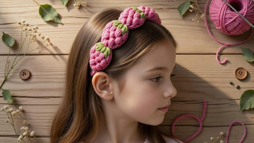 Crochet Strawberry Hair Band – PDF Pattern + Video Tutorial