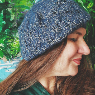 Fern Beret Knitting Pattern