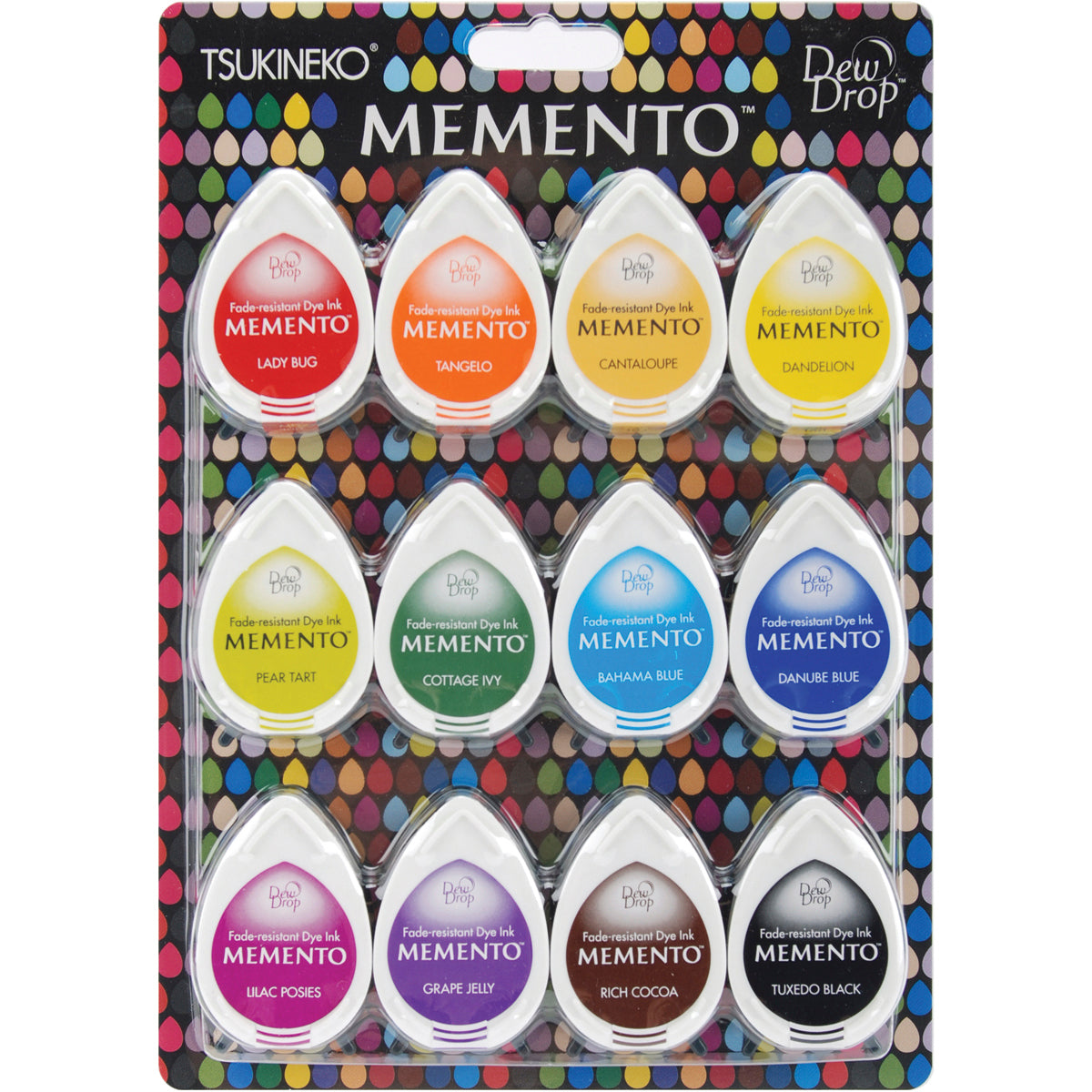 Imagine Memento Dew Drop Dye Ink Pads 12/Pkg - Gum Drops
