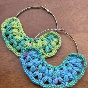 Daisy Hoop Earrings