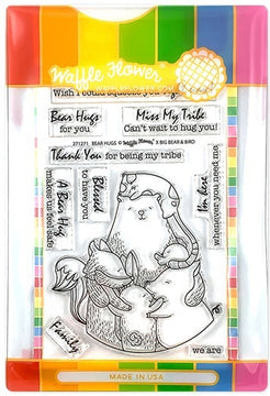 Waffle Flower Crafts Waffle Flower Stamp & Die Set - Bear Hugs