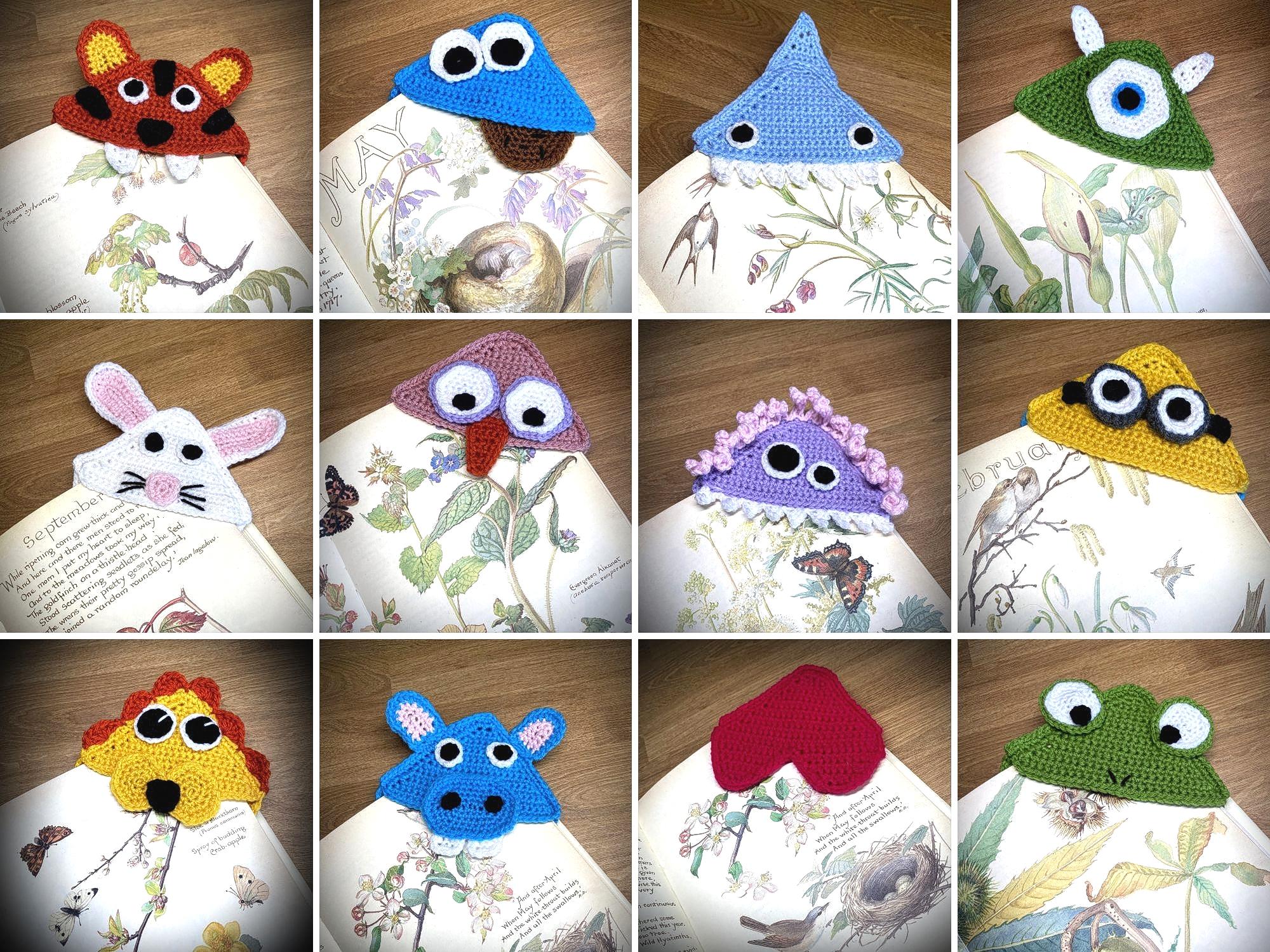 Corner Bookmarks Crochet Pattern
