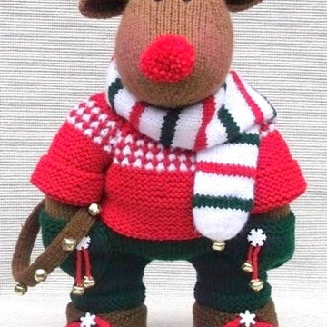 Knit Rudy Reindeer