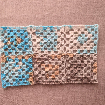 Seamless Granny Square Crochet Motif #106