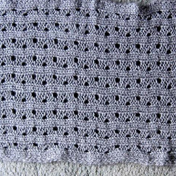 Rib Lace Scarf/Cowl