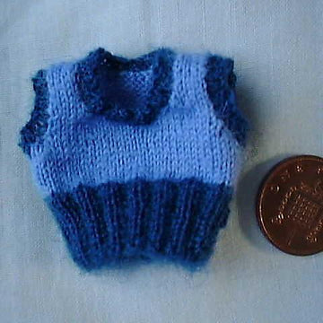 1:12th scale Mans tank top and V-neck sweaters