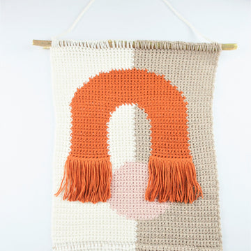 The Moon Gate Crochet Wall Hanging