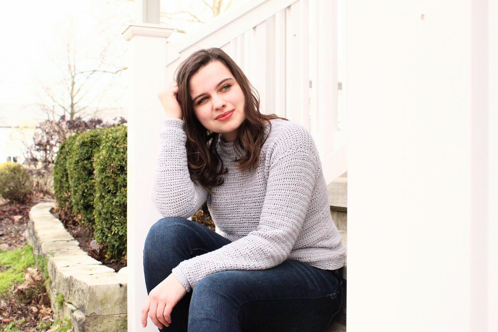 Easy Single Crochet Sweater