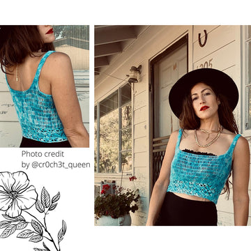 CAMELIA Top - Crochet Pattern
