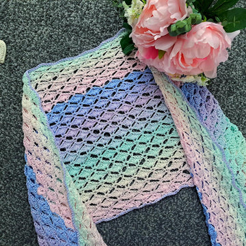 Crochet Vintage Emmeline Victorian Shawl Pattern