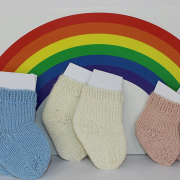 Preemie Baby Simple Socks (Circular)