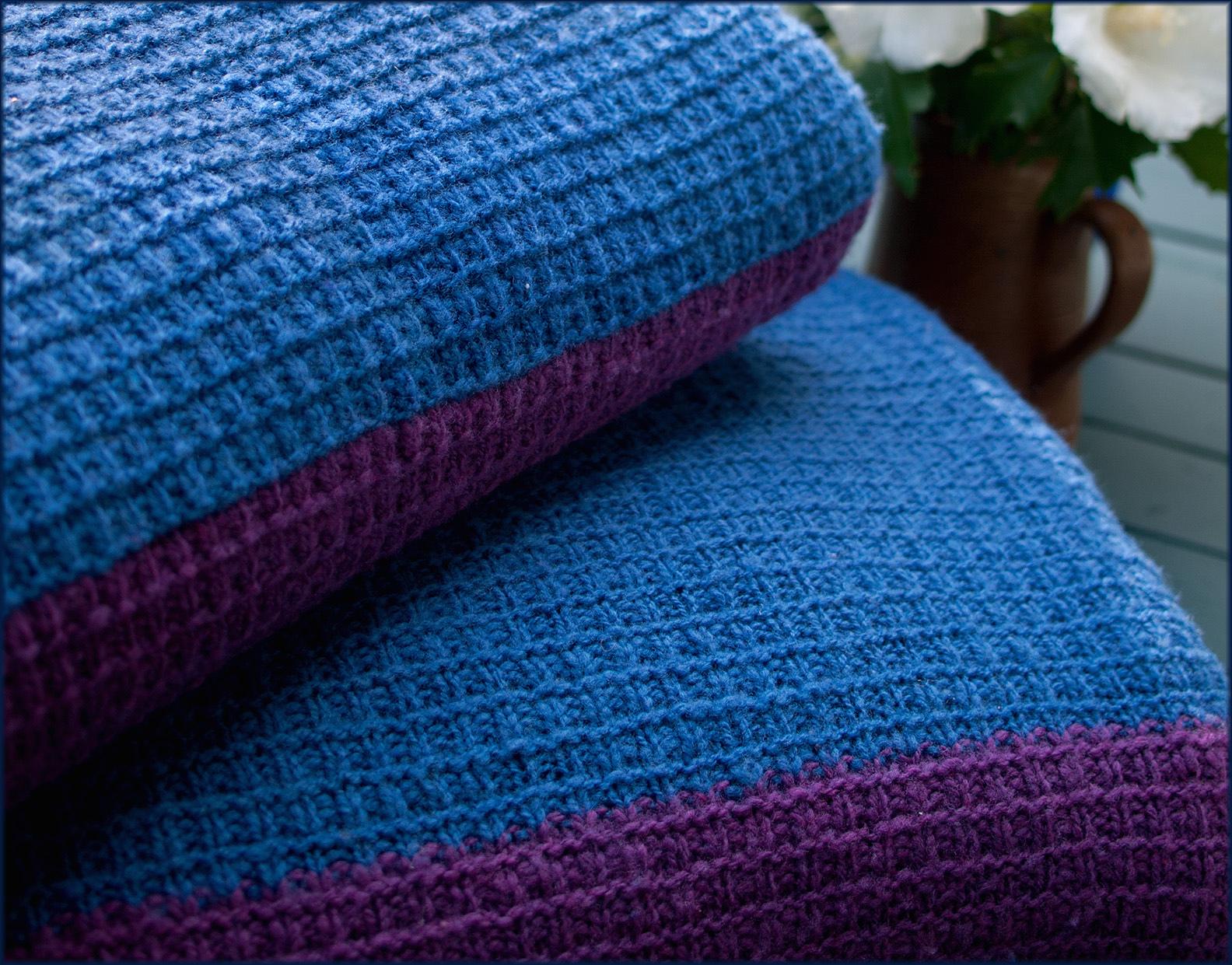 Henley Blanket Knitting Pattern