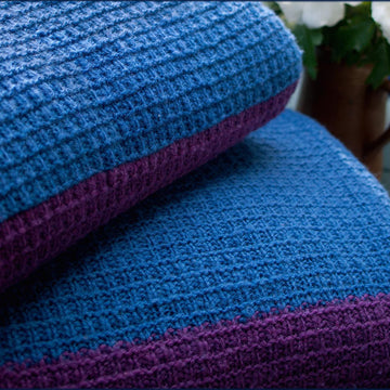 Henley Blanket Knitting Pattern