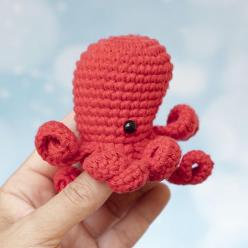 Diver and octopus