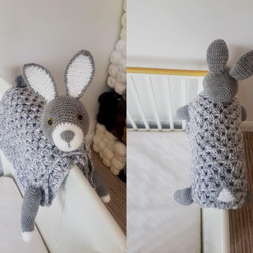 3in1 Woodland Bunny Baby Blanket