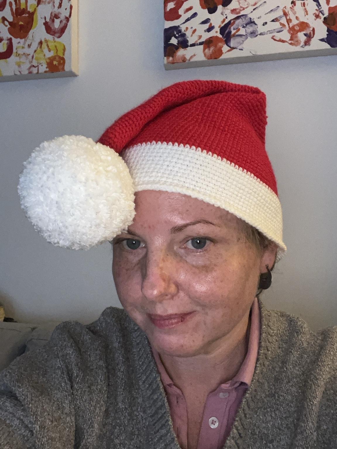 Crochet Santa hat