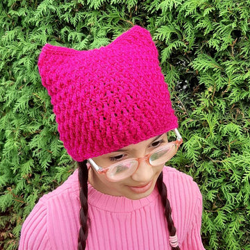 Crochet ears hat