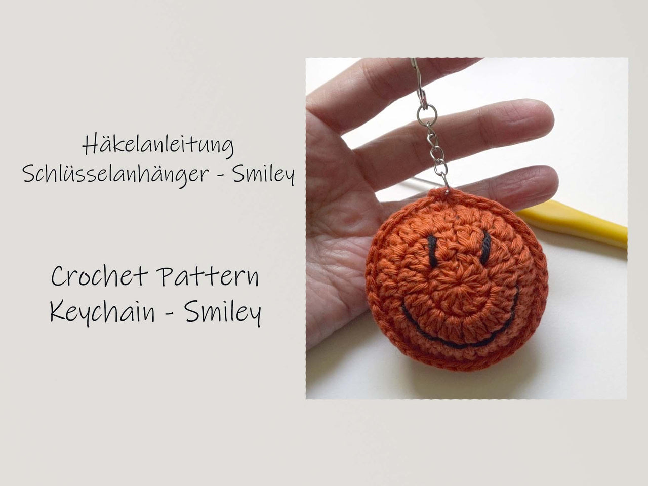 Crochet Pattern Cute Smiley
