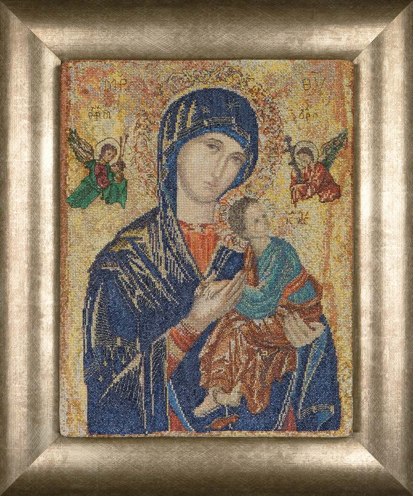 Thea Gouverneur Bv Our Lady of Perpetual Help Cross Stitch Kit (18 count Aida) - 25cm x 32cm