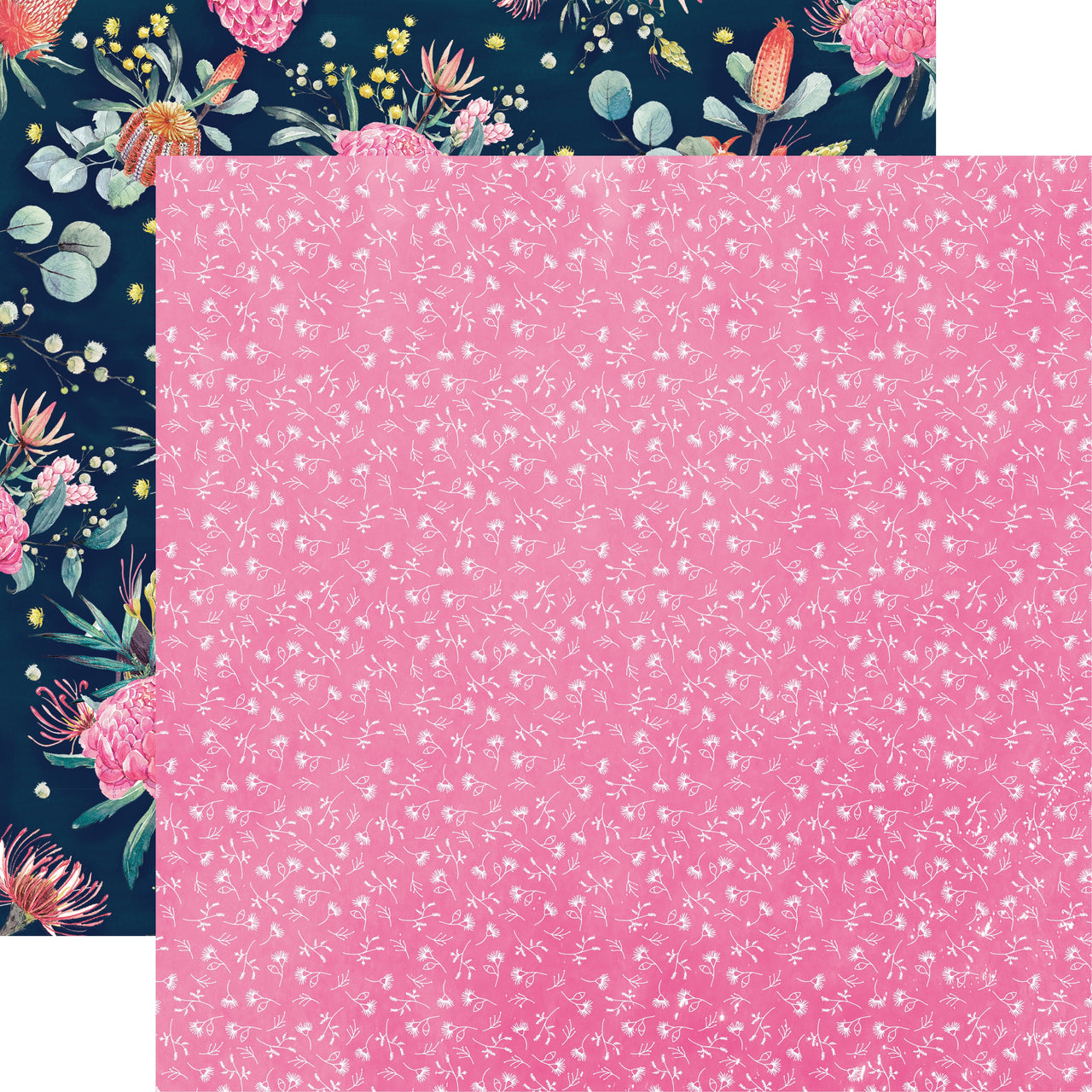 Kaisercraft Native Breeze Double-Sided Cardstock 12"X12" 10/Pkg - Banksia Bouquet