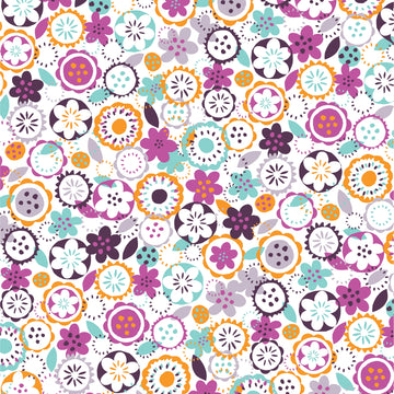 Cricut Patterned Premium Vinyl Sampler 12"X12" 6/Pkg - Rob & Bob Stamped Blooms -Removable
