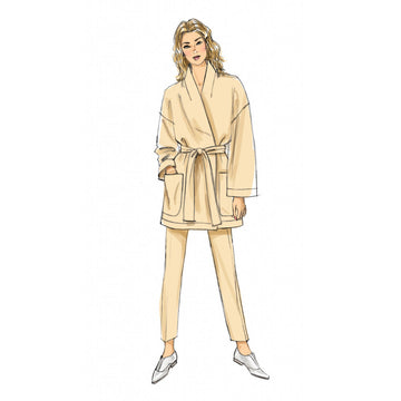 Vogue Misses' Jacket, Belt and Pants V9334 - Sewing Pattern