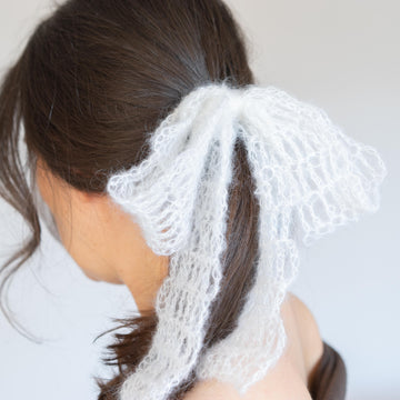 Mohair Scalloped Stripes Headband