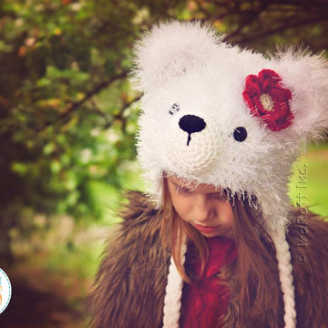 Fluffy the Classic Bear Hat Crochet Pattern