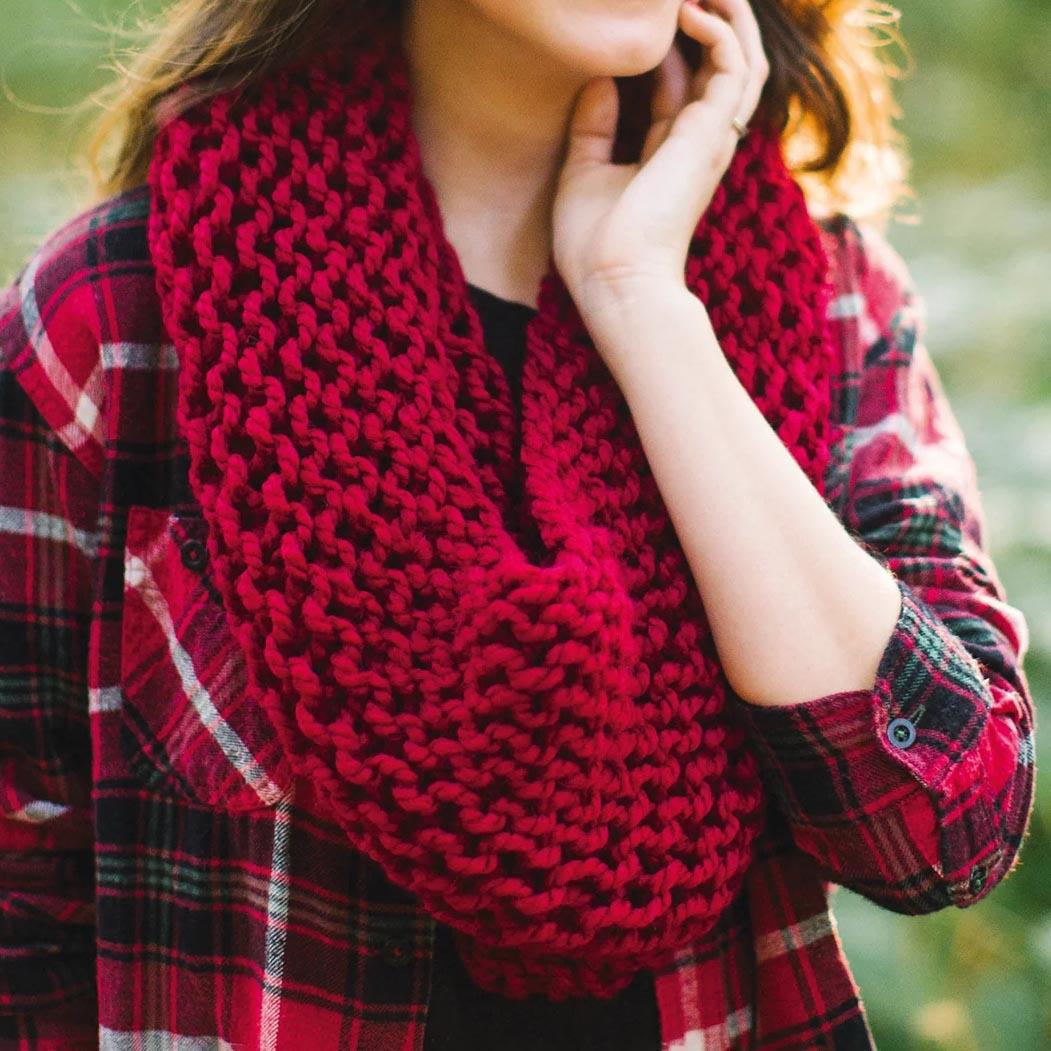 Cowl Scarf Knitting Pattern