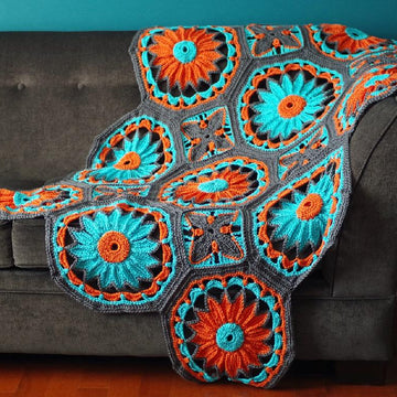 Crocheted Daisy Afghan