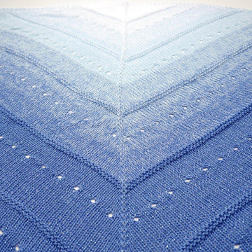 Knitting Pattern – Triangular Shawl LISSIEEE XXL – no.208E