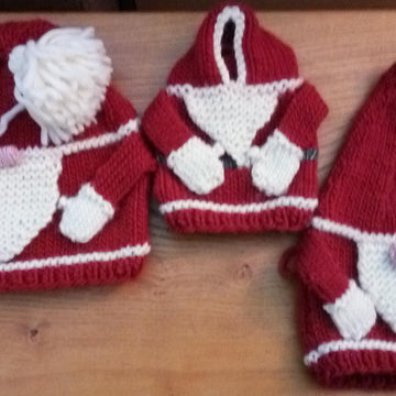 Santa Tea Cozies 3 sizes