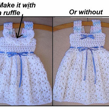 584 CROCHET SHELL STITCH jumper or sundress