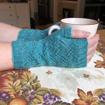 Caterpillar Fingerless Mittens