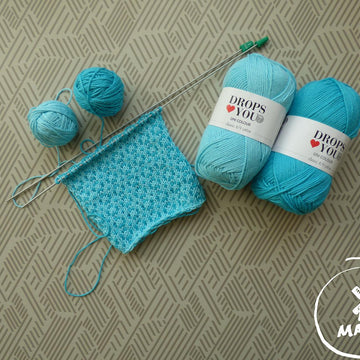 Potholders Turquoise Tiles