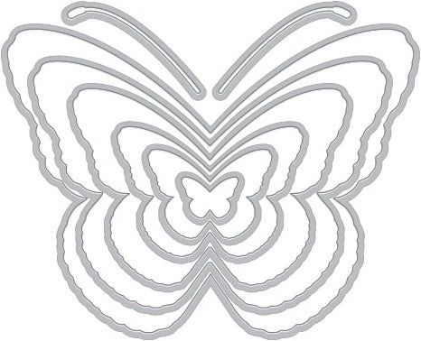 Hero Arts Infinity Dies - Nesting Butterflies