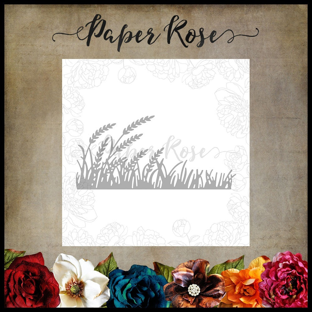 Paper Rose Dies - Wheat & Grass