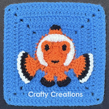 Clownfish Granny Square