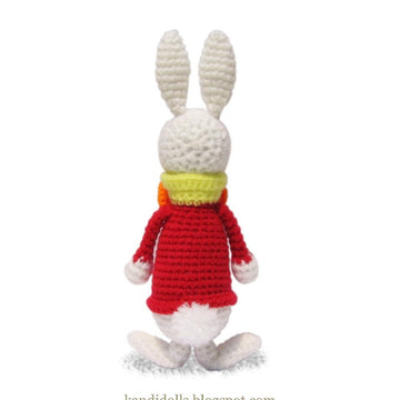 White Rabbit from Alice in Wonderland - PDF Amigurumi crochet pattern